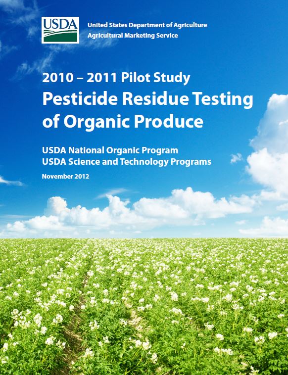 Cover of the 2010-2011 Pesticide Residue Pilot Study
