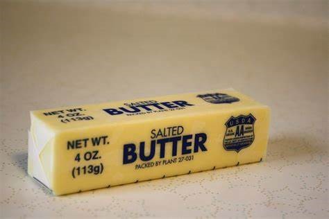 Grade Label Butter