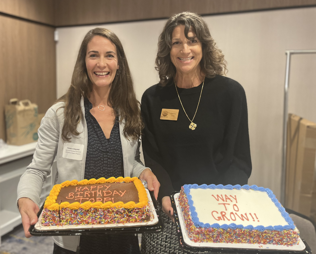 NOP TOPP Project Managers Rebecca Claypool and Penny Zuck celebrated TOPP’s first year with regional and national leads at this year's TOPP partners meeting.